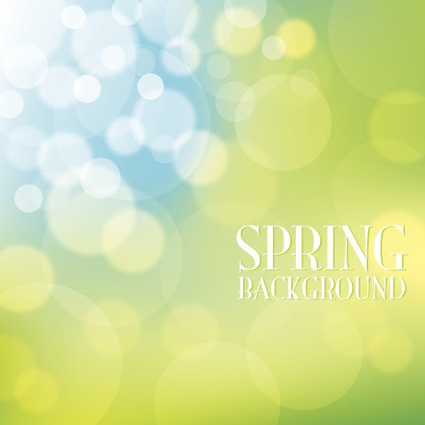 散景春天的背景图片下载