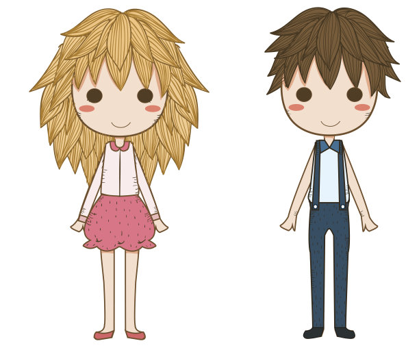 男孩女孩图片下载