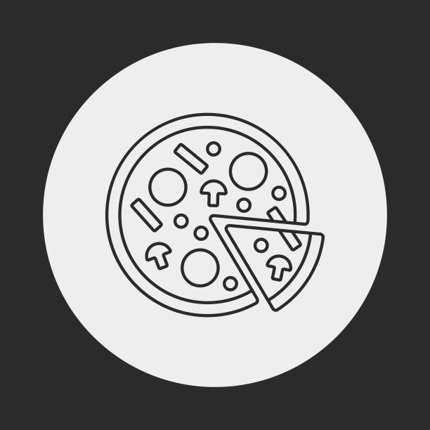 披萨一行图标图片下载