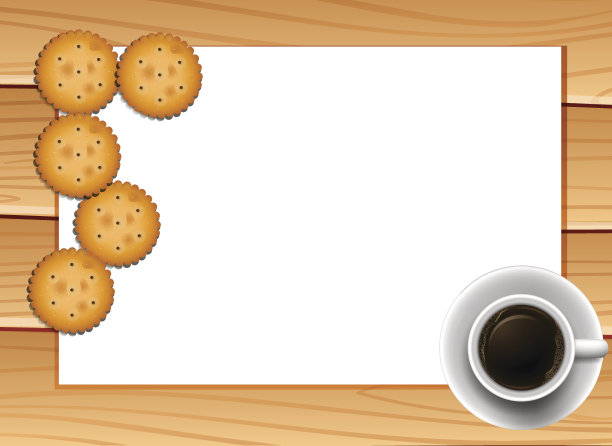 咖啡和饼干图片下载