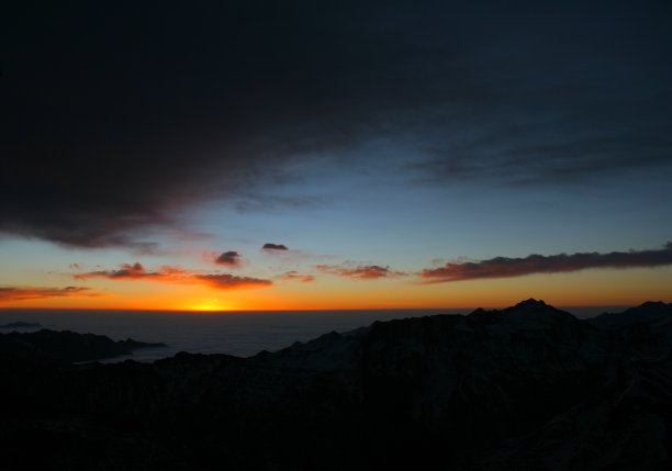 高山云海，日出图片下载