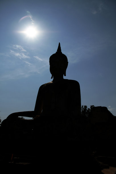 晴空佛影图片下载