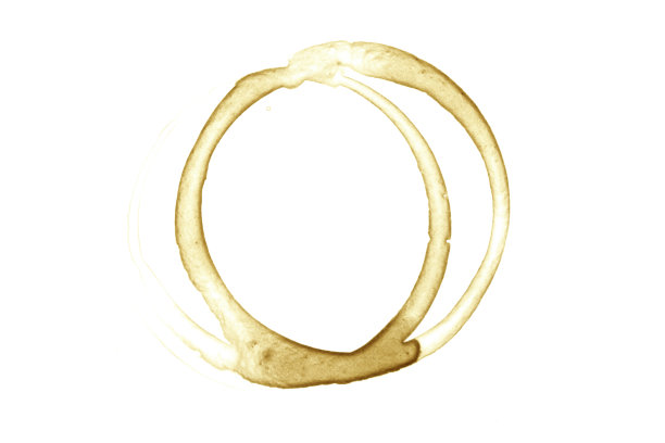 咖啡污渍-孤立的照片图片下载