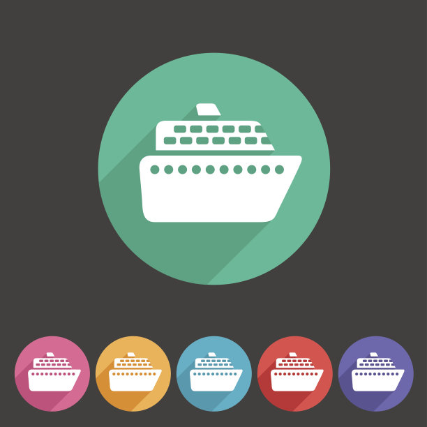 船摆渡船的标志设置图片下载