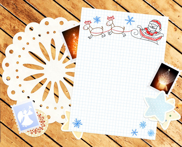 给圣诞老人的信图片下载