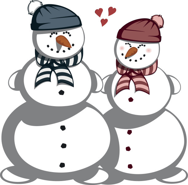 雪人夫妇图片下载