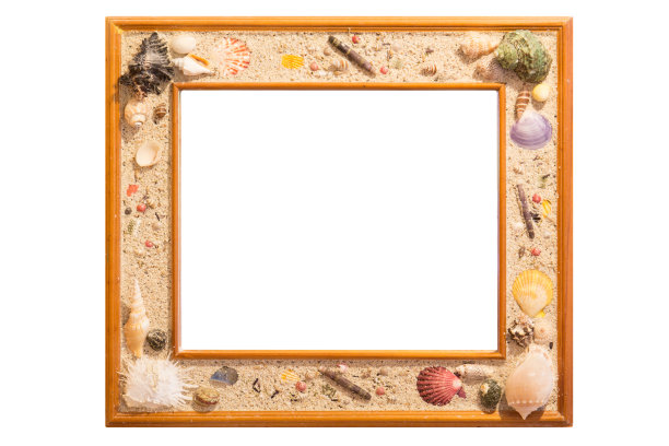 贝壳相框图片下载