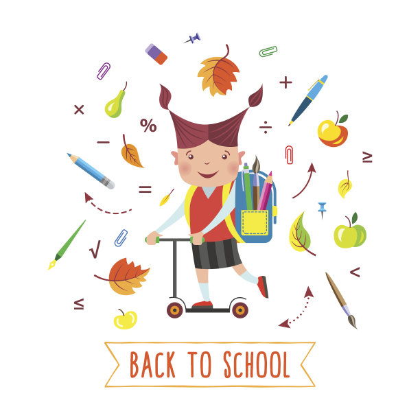 回到学校的颜色图片下载