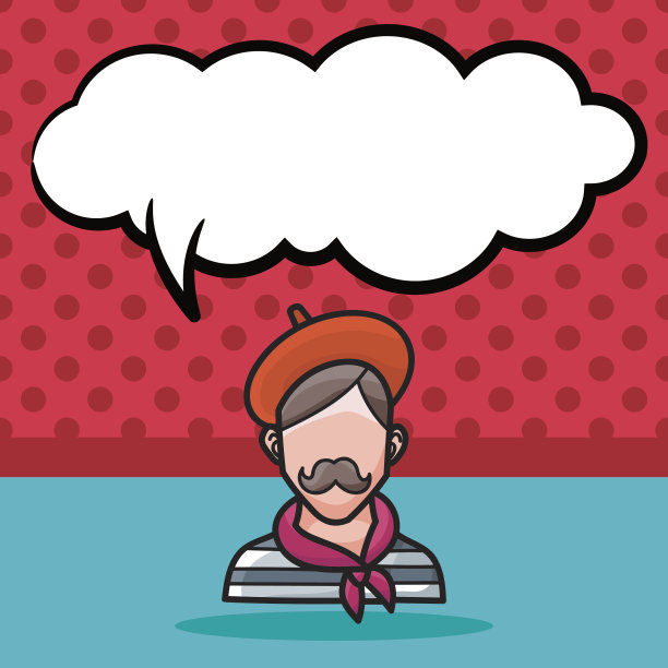 画家涂鸦，演讲泡泡图片下载