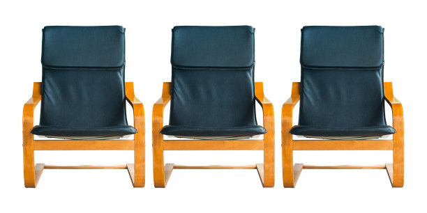 一套孤立的扶手椅。图片下载