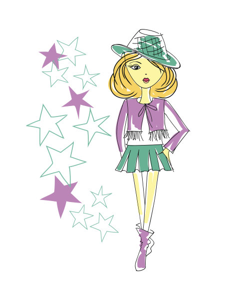 可爱的女孩图片下载