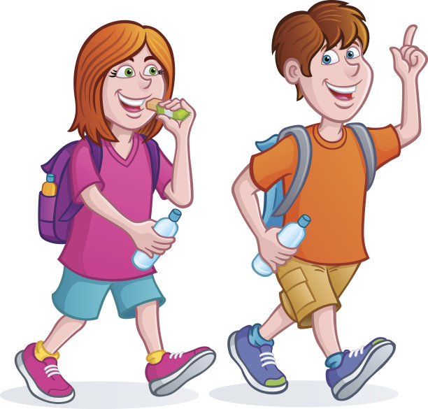 青少年徒步旅行图片下载