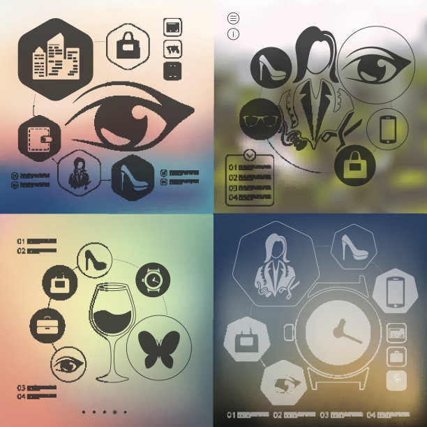 购物信息图表，背景不明确图片下载