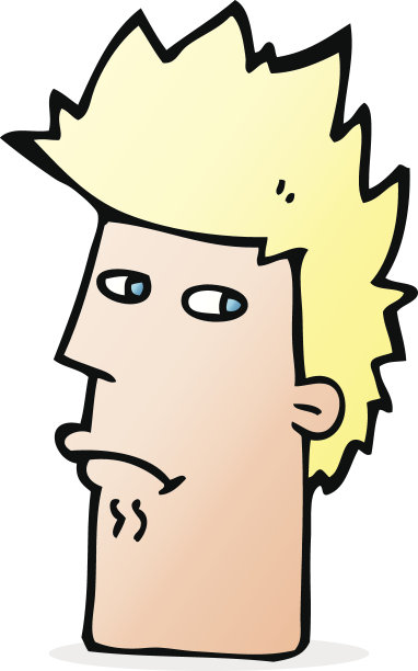 卡通紧张的表情图片下载