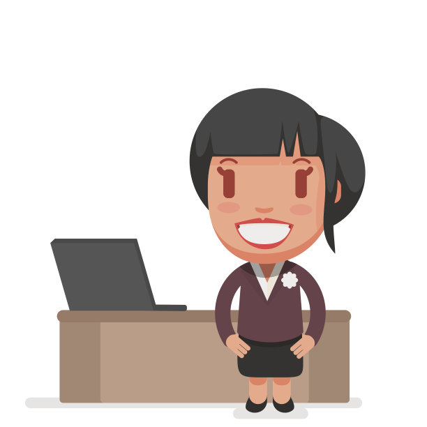 可爱的商业女性图片下载