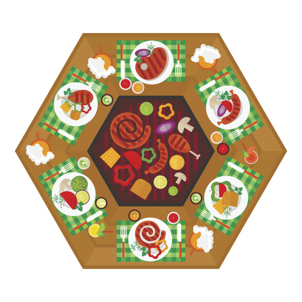 烧烤烤架表图片下载