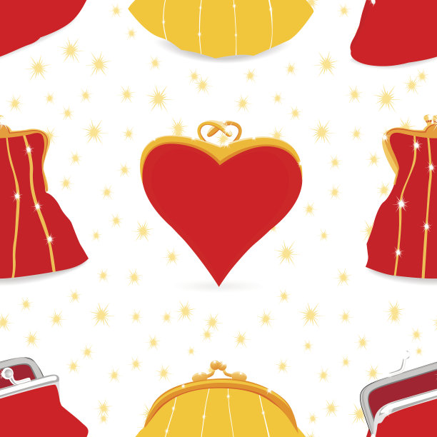 无缝包纹，制作不同风格的女包。图片下载