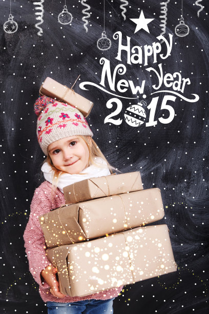 女孩给了礼物图片下载