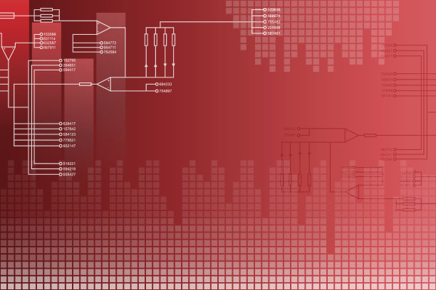 红色方案抽象背景插图素材图片