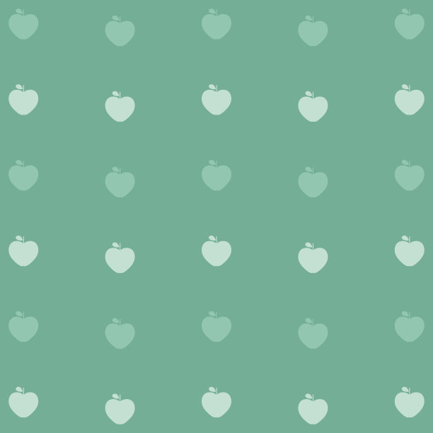 苹果绿色背景图标伟大的任何使用。向量EPS10。图片下载