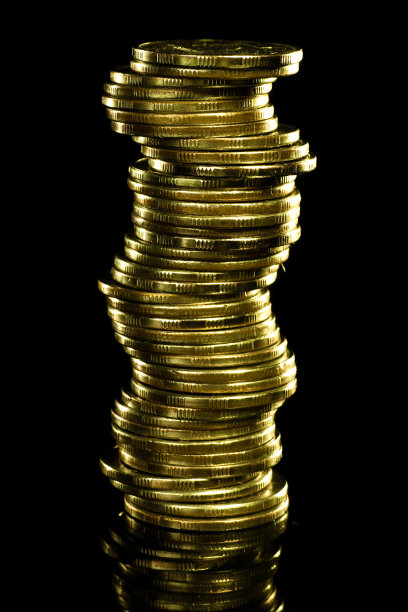 堆栈的钱。图片下载