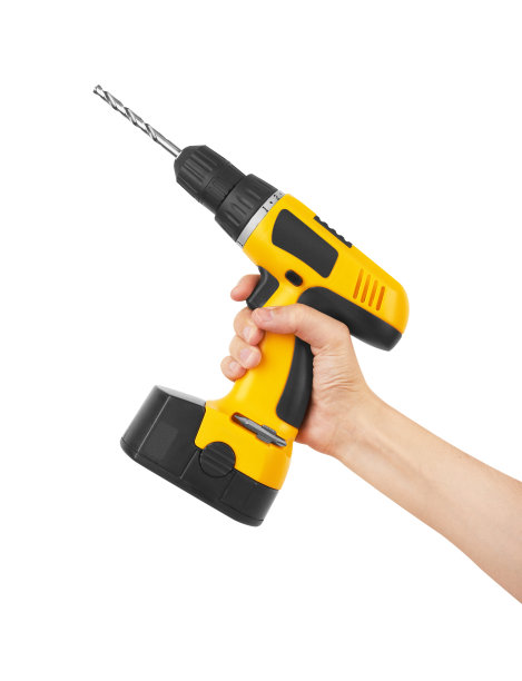 电池螺丝刀在手图片下载