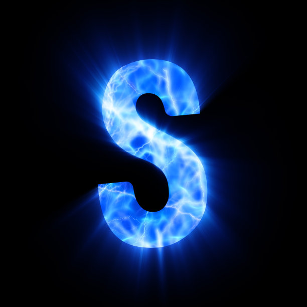 蓝色火焰的信。年代。图片下载