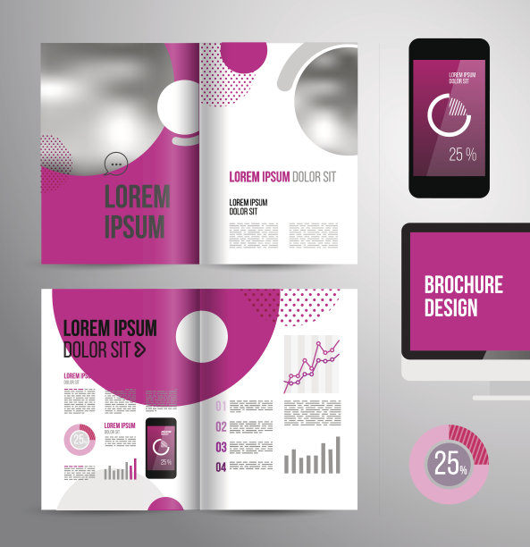 宣传册设计模板图片下载