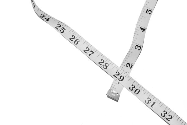 卷尺隔离白色图片下载