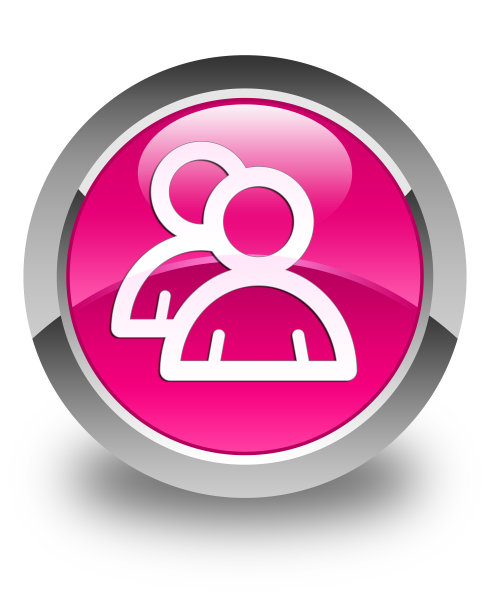 组图标亮粉色圆形按钮图片下载