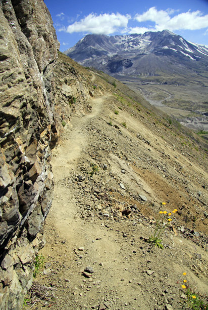 圣海伦斯山徒步旅行图片下载