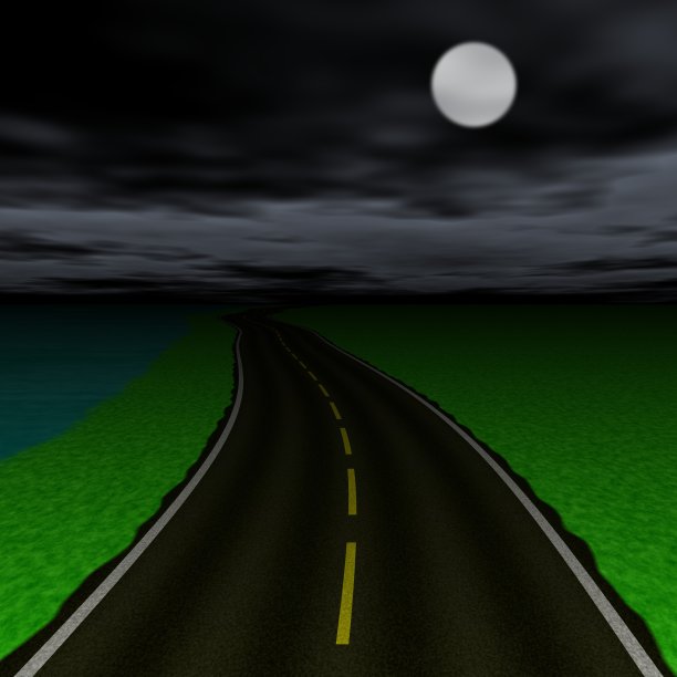 抽象的道路景观生成背景图片下载