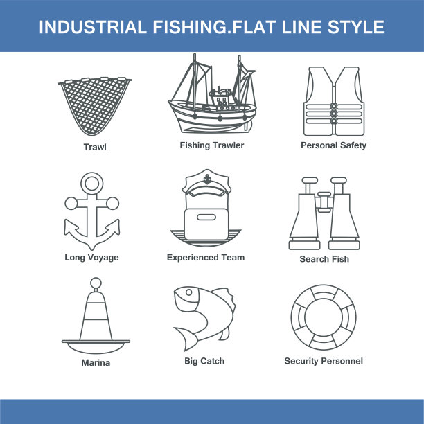 工业钓平线式图片下载
