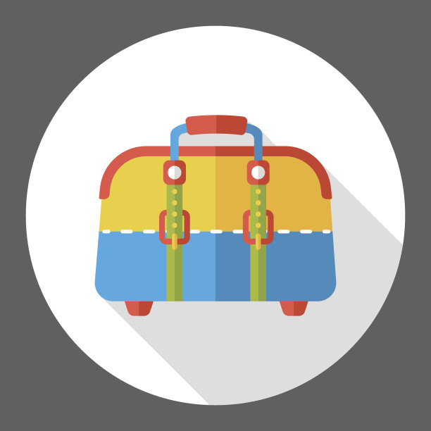 行李箱平面图标图片下载