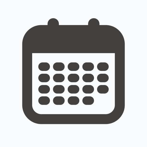 日历图标。事件提醒标志。图片下载