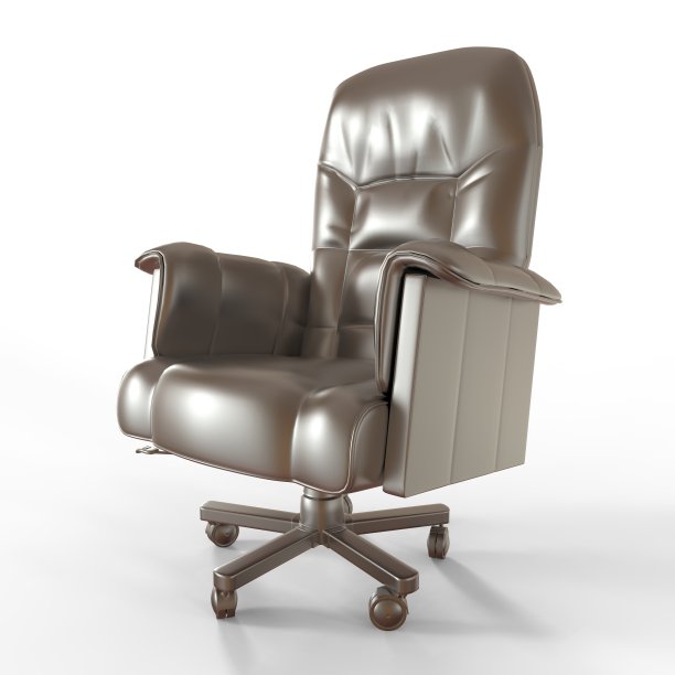 银色金属色办公椅图片下载