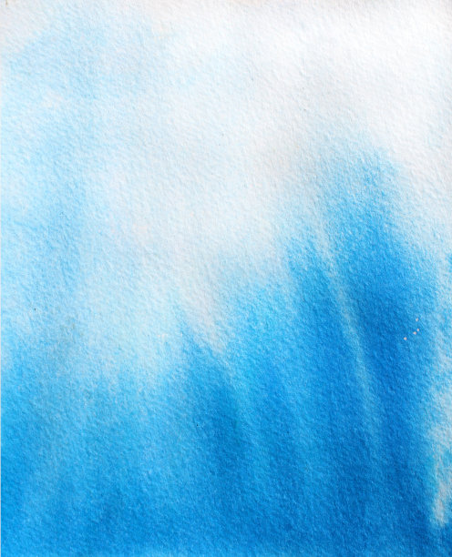 抽象的蓝天水彩背景。模仿水下或素材图片