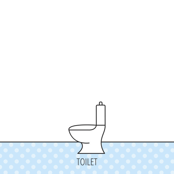 厕所图标。公共厕所的迹象。图片下载