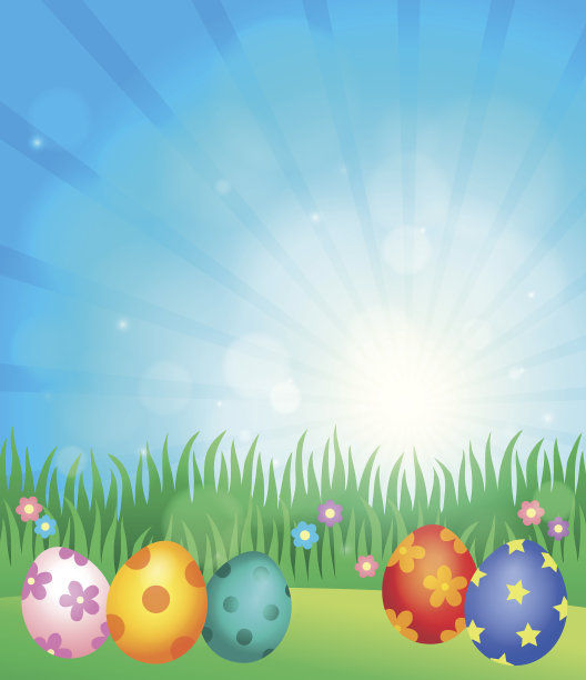 装饰复活节彩蛋主题形象5图片下载
