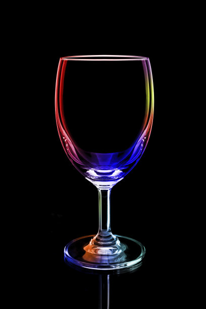 酒杯五彩缤纷图片下载