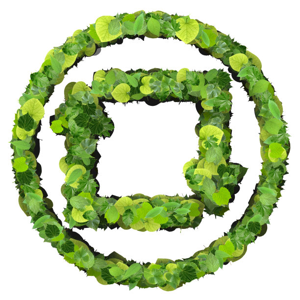 媒体控制重复，循环图标由绿色树叶图片下载