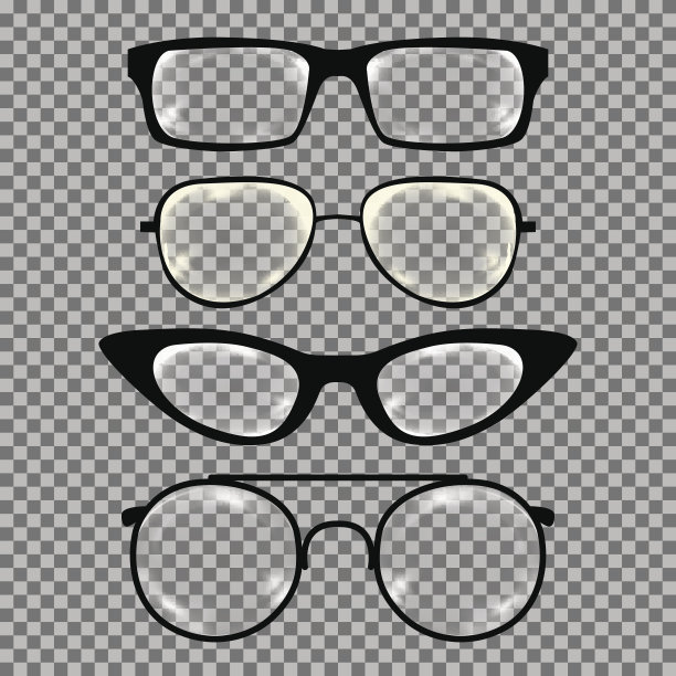 一套定制眼镜隔离图片下载