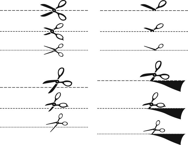 一套图像与剪刀图片下载