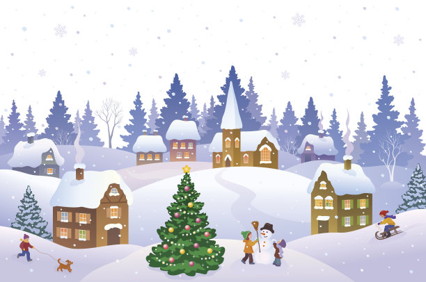 圣诞景观素材图片