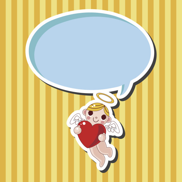 天使的主题元素图片下载