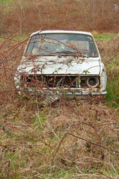废弃的汽车图片下载