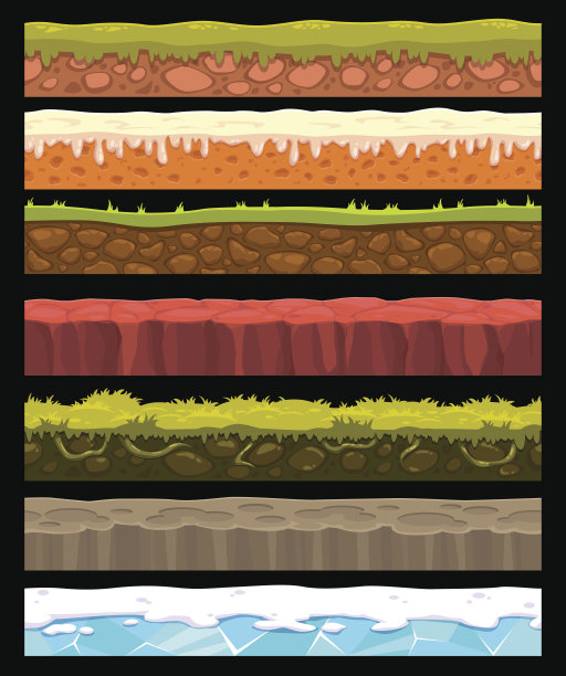 地面向量集合图片下载