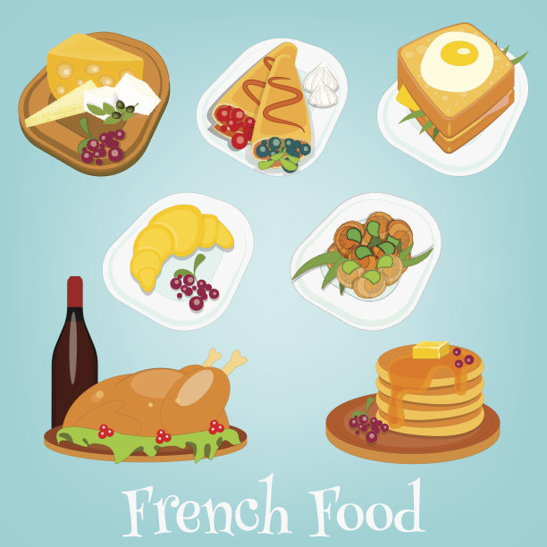 法国食品集图片下载