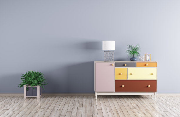 室内的橱柜3d渲染图片下载