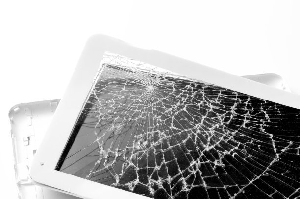 白色平板电脑坏了图片下载